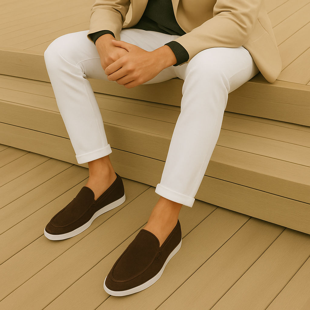 GIVALLI – ELEGANT SUEDE LOAFERS