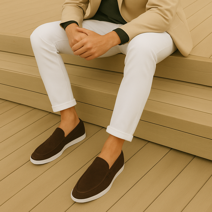 GIVALLI – ELEGANT SUEDE LOAFERS