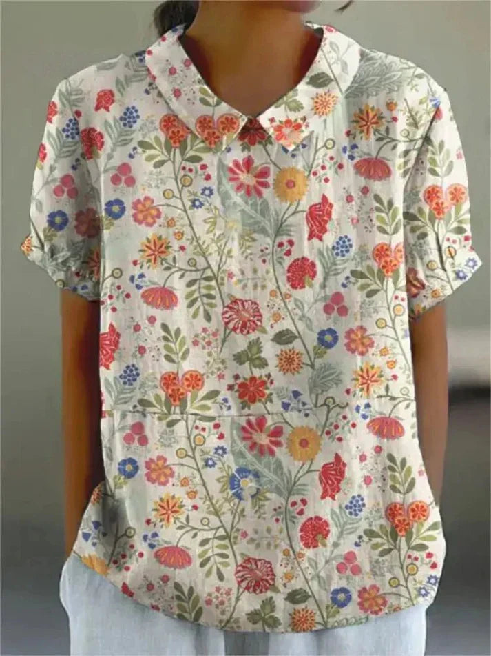 Devika - Floral Pattern Blouse