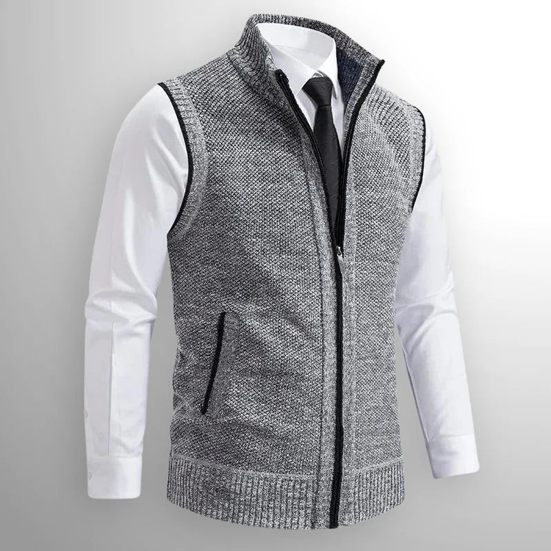WILLIAM – HARRISON FULL-ZIP SWEATER VEST