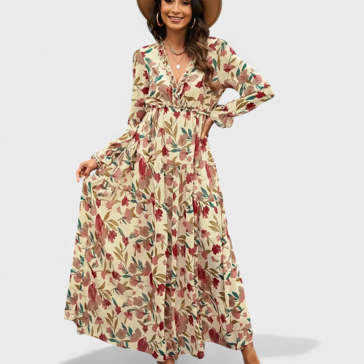 Zera - Floral Tiered Maxi Dress