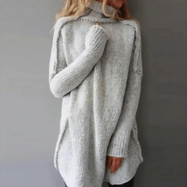 Emma Cozy Knit Pullover with Relaxed Fit