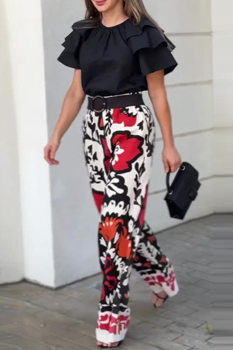 NALANI – CASUAL FLORAL TWO-PIECE SET WITH POCKETS