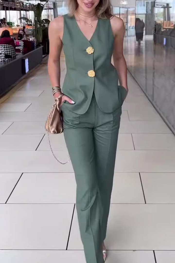 AZRIELLA – ELEGANT SOLID COLOR PATCHWORK