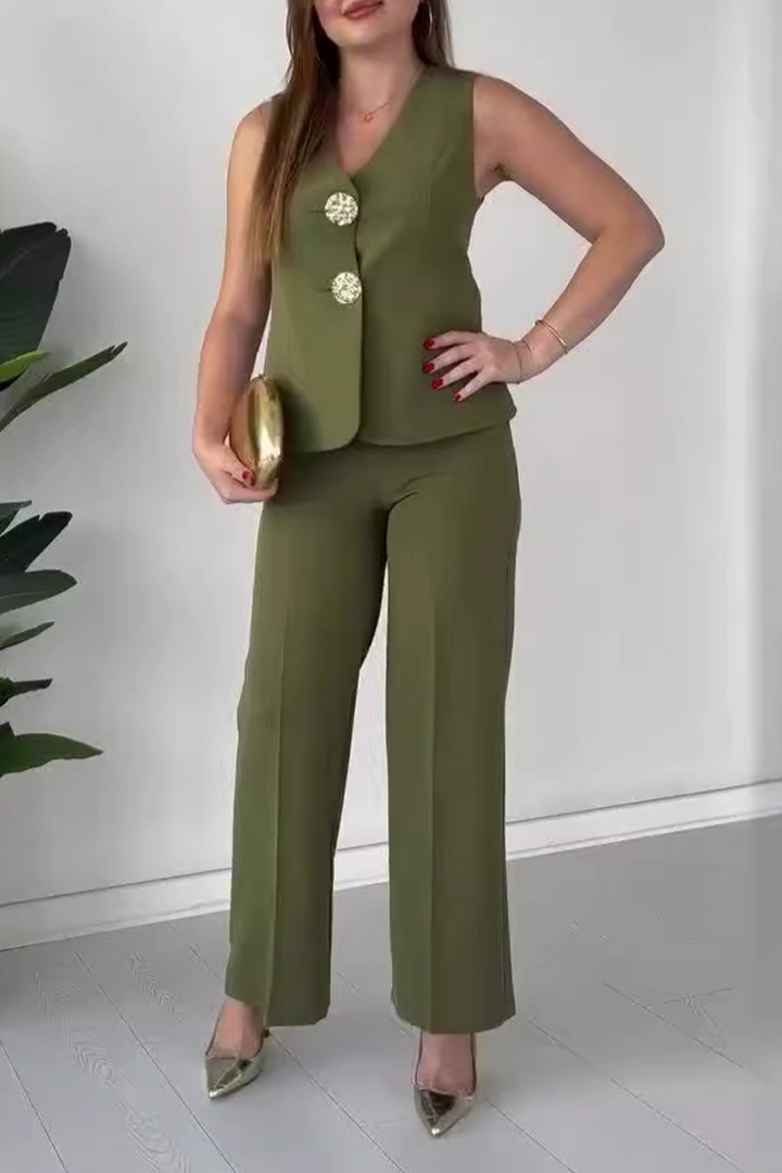 AZRIELLA – ELEGANT SOLID COLOR PATCHWORK