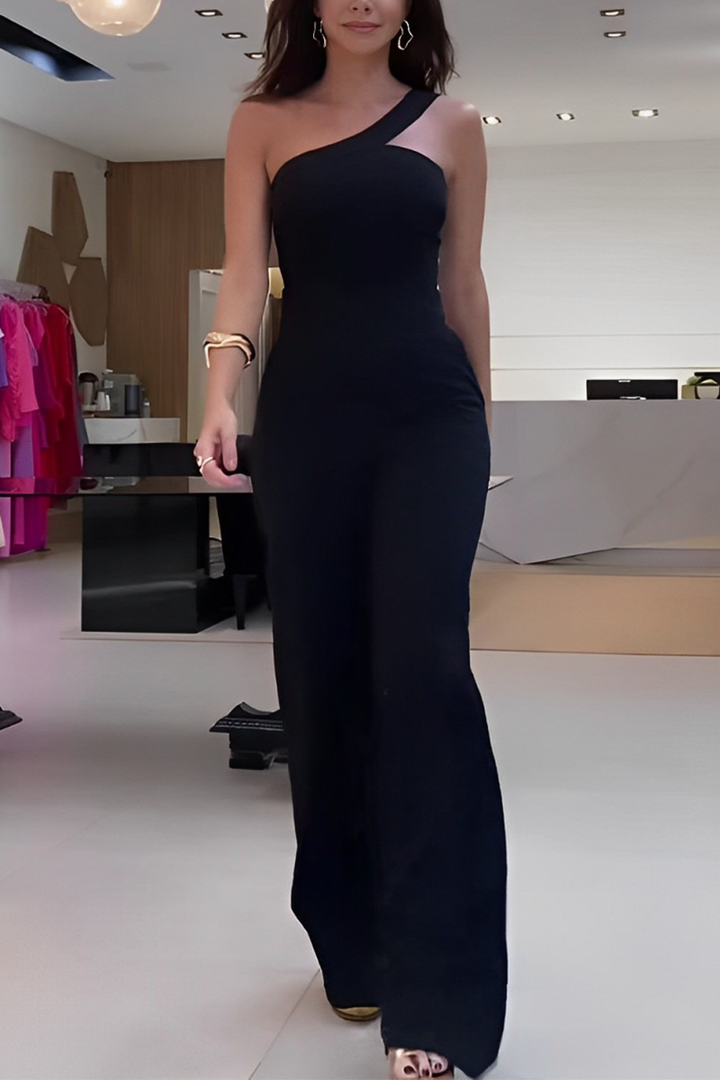 AERILYN – CASUAL STREET SOLID COLOR JUMPSUIT