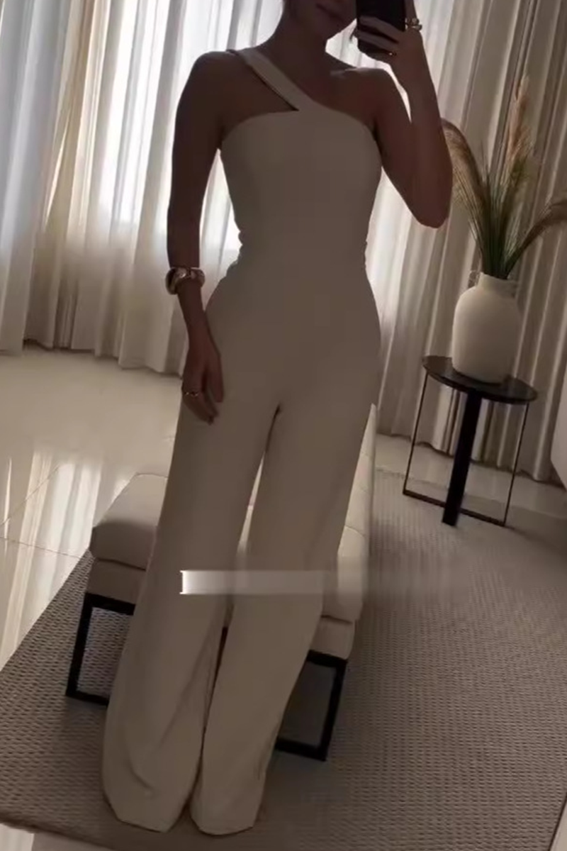 AERILYN – CASUAL STREET SOLID COLOR JUMPSUIT