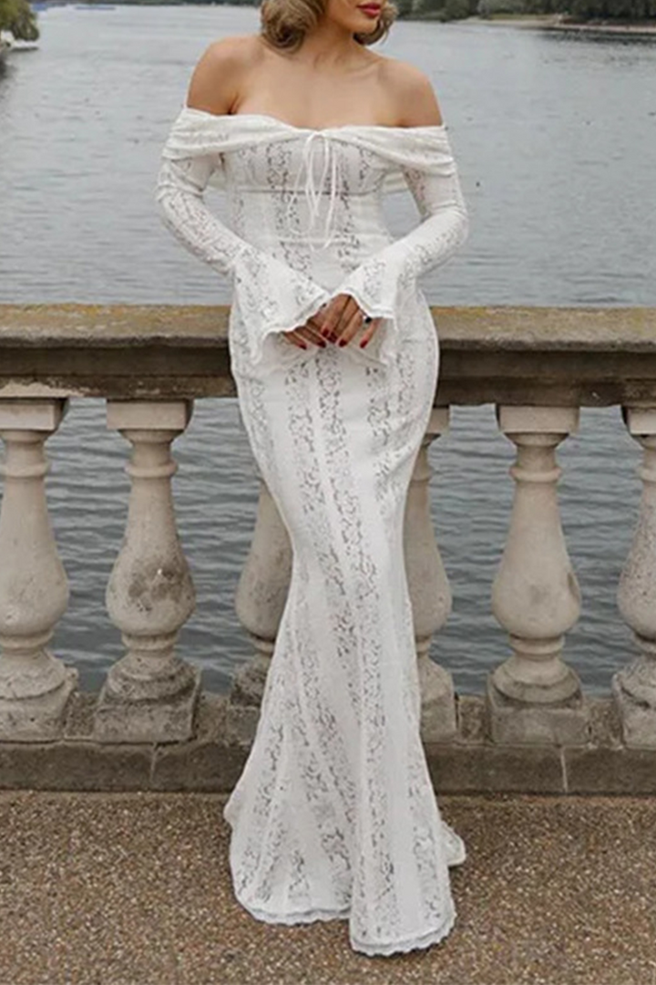 ALIRA – SEXY LACE OFF-SHOULDER DRESS