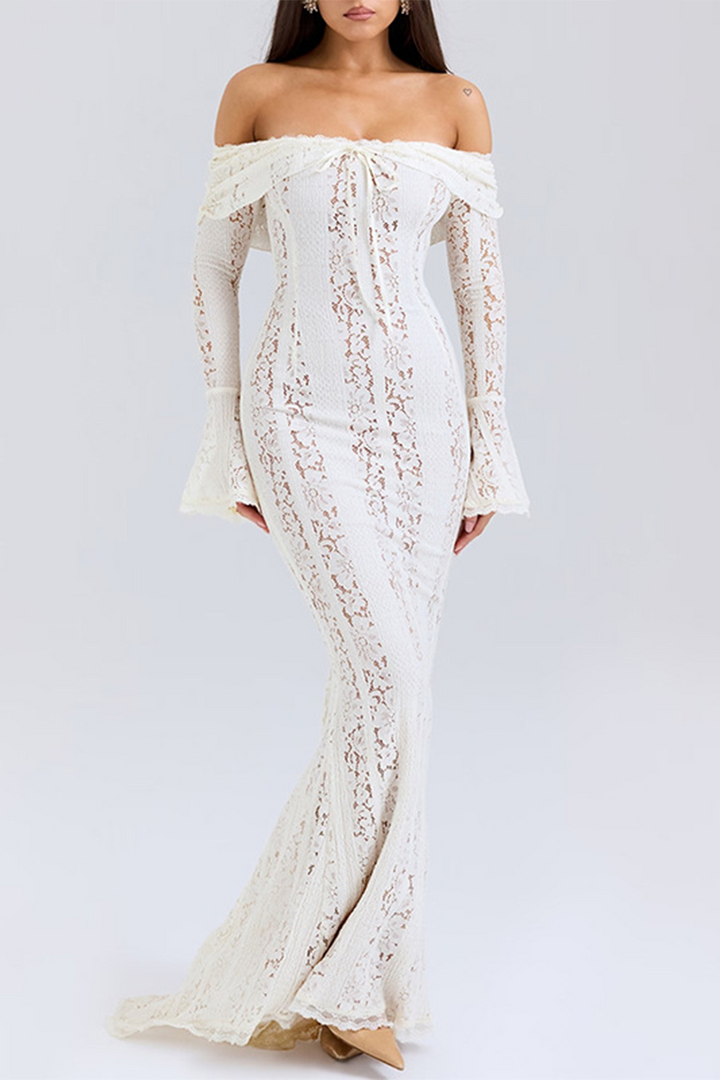 ALIRA – SEXY LACE OFF-SHOULDER DRESS