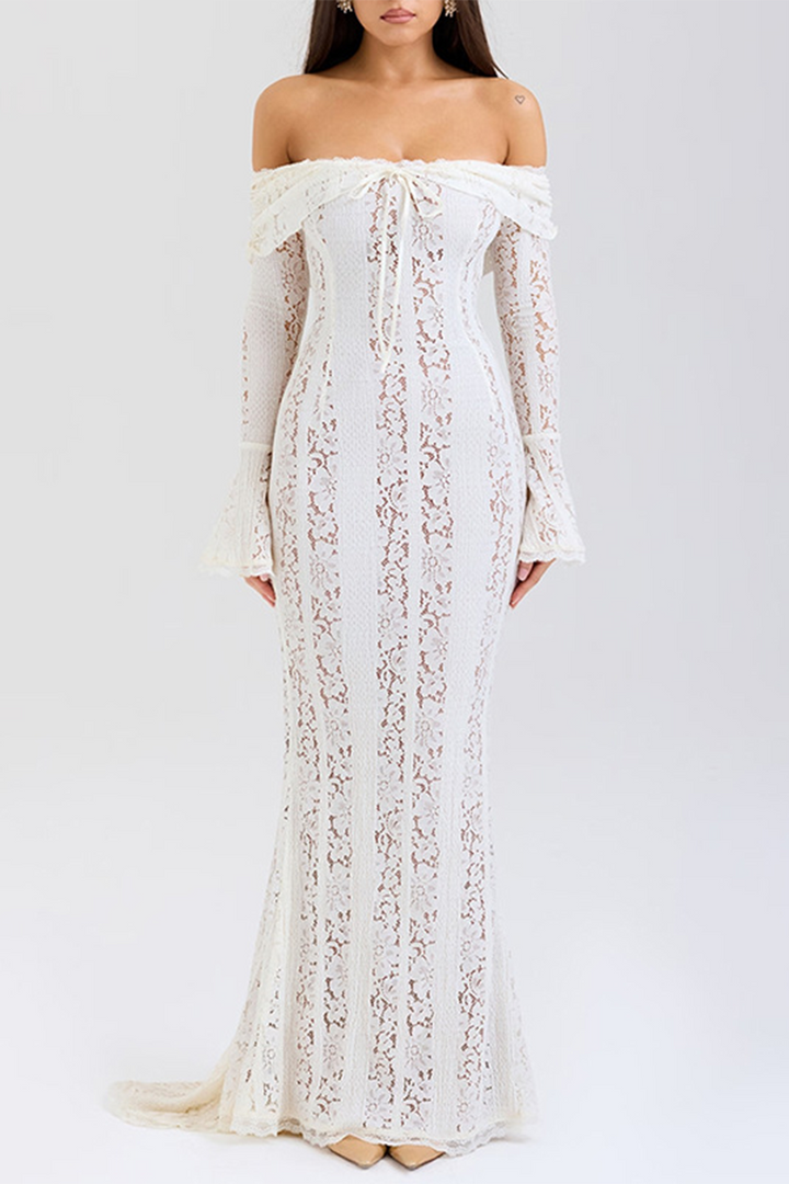 ALIRA – SEXY LACE OFF-SHOULDER DRESS