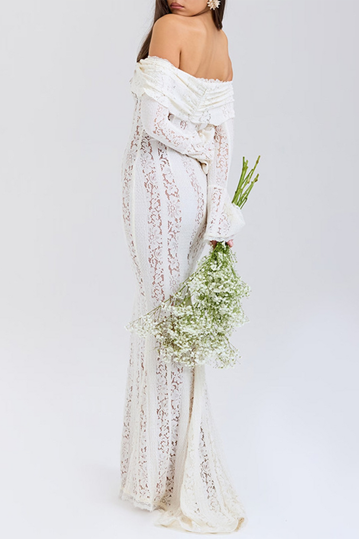 ALIRA – SEXY LACE OFF-SHOULDER DRESS