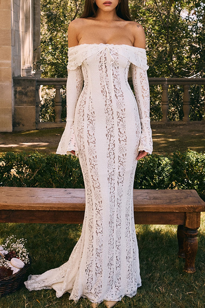 ALIRA – SEXY LACE OFF-SHOULDER DRESS