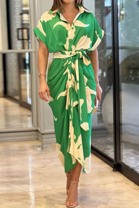 The Tropical Elegance Maxi Dress