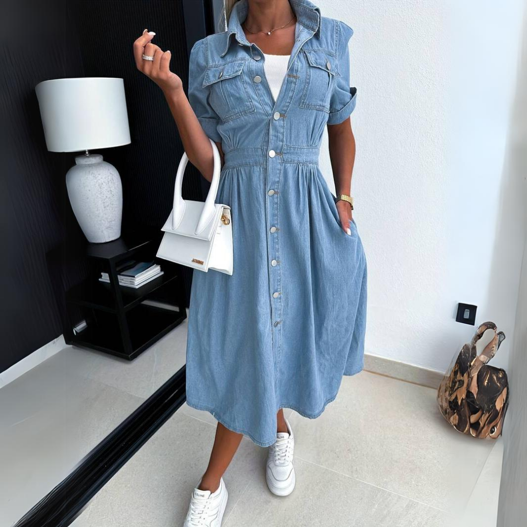 ALANI – TRENDY DENIM DRESS