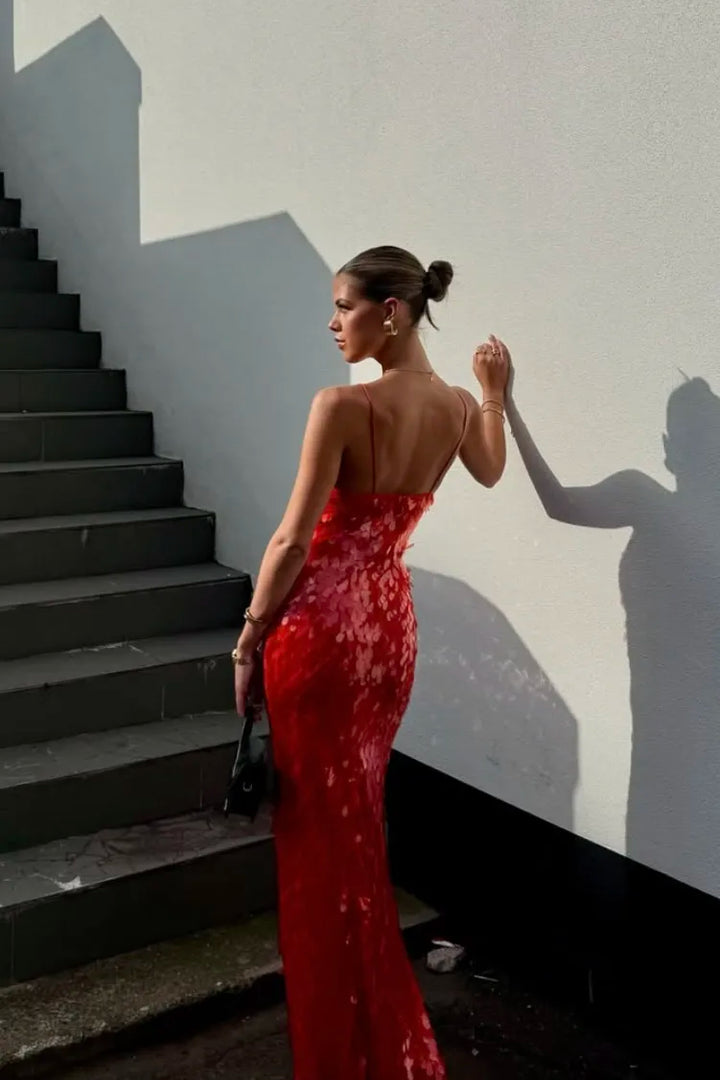 Aseel - Sequin Maxi Dress