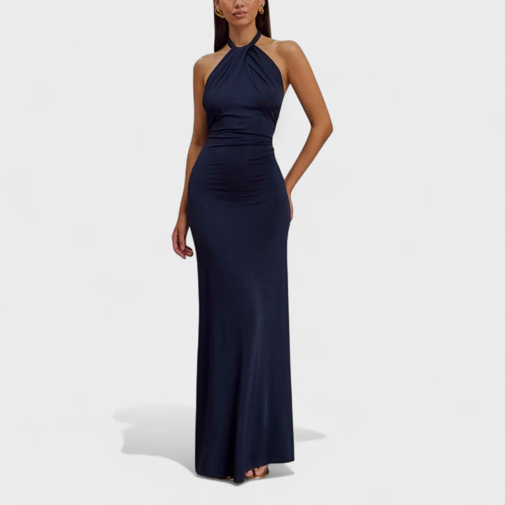 Riva - Sleek Halter Maxi Dress