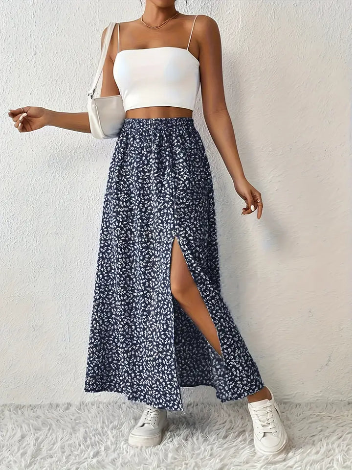 SOLYNNE – FLORAL PRINT MAXI ROCK