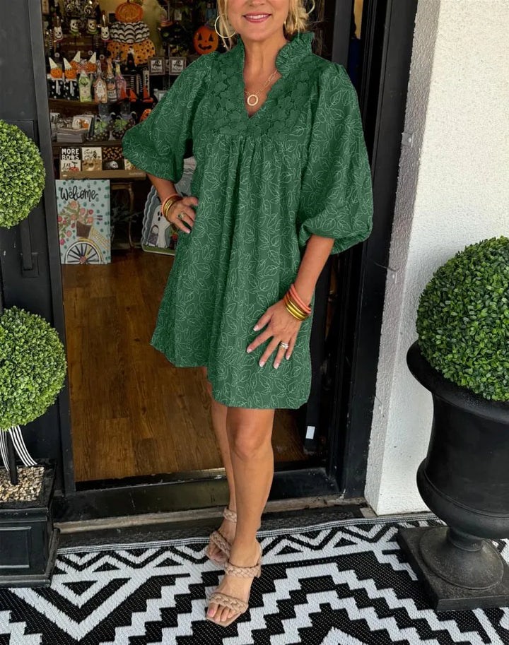 Izabella - Lace Jacquard Dress