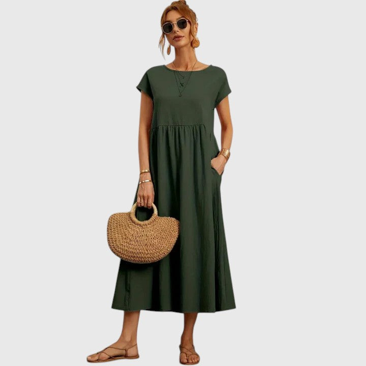 IVY – COMFORTABLE MIDI DRESS FOR EVERYDAY ELEGANCE
