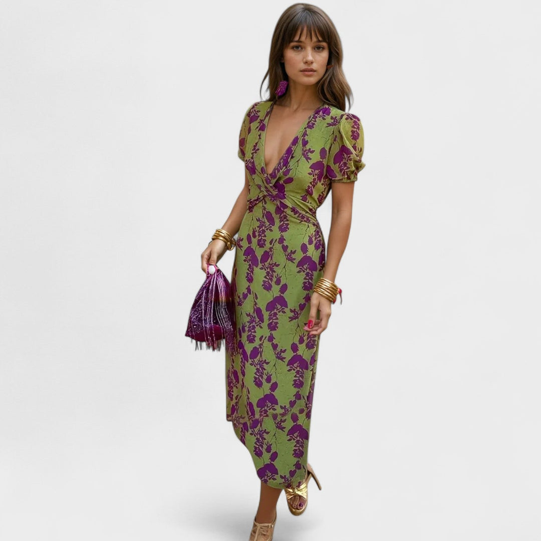 Miva - Floral Wrap Dress