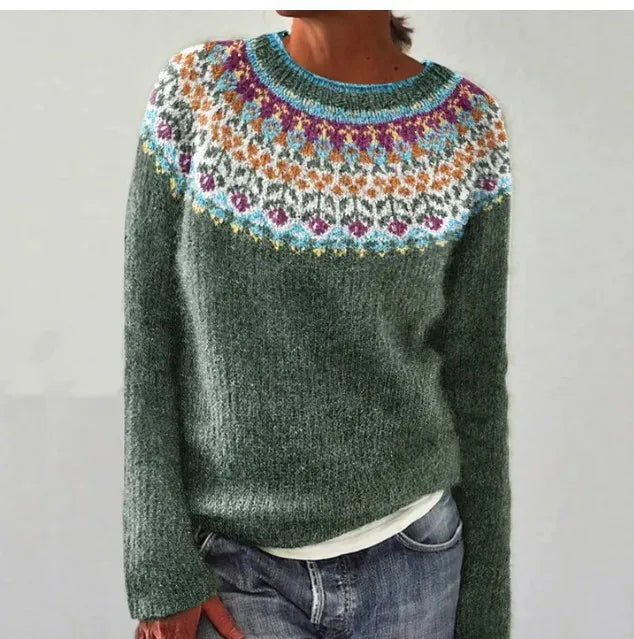 FENNA – RETRO KNITTED SWEATER