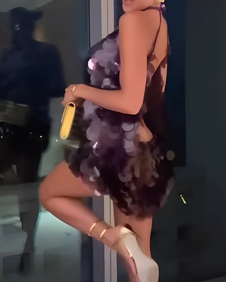 Rosemary - Sunset Backless Dress