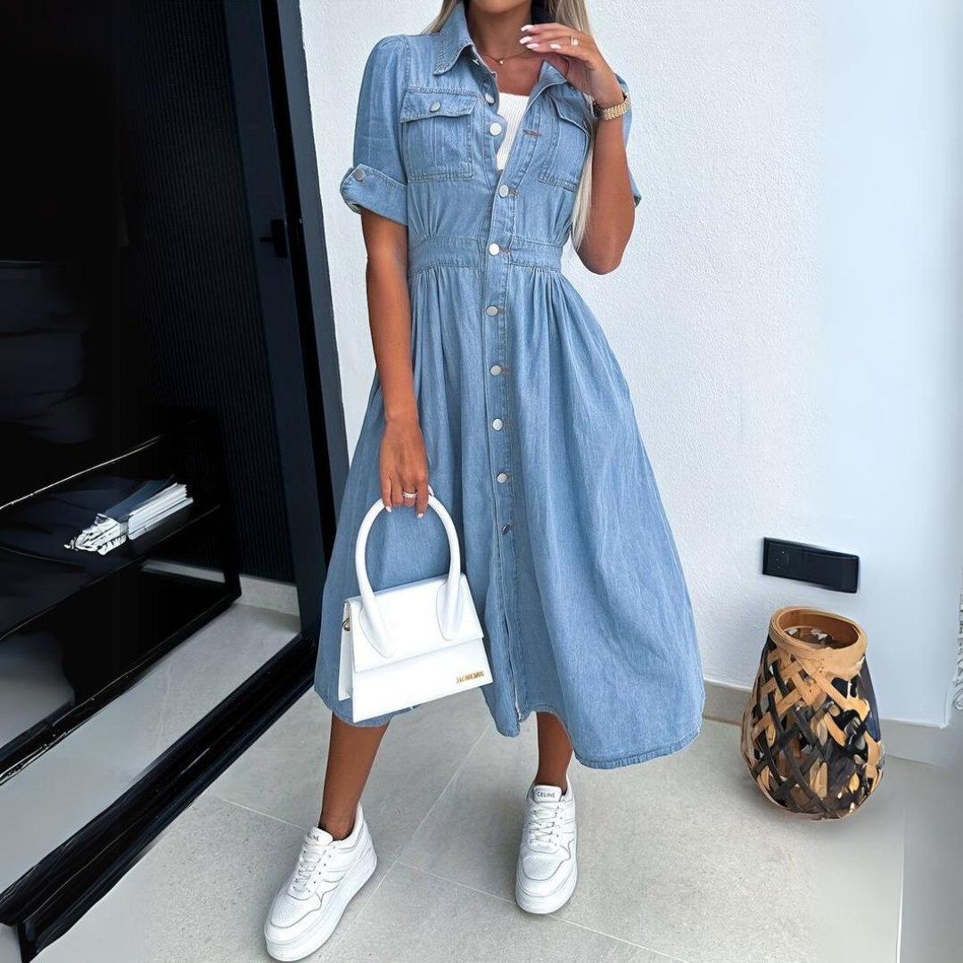 ALANI – TRENDY DENIM DRESS