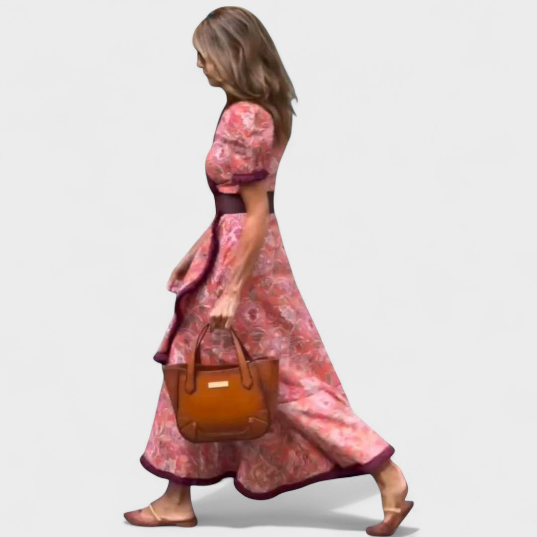 Vina - Floral Wrap Dress