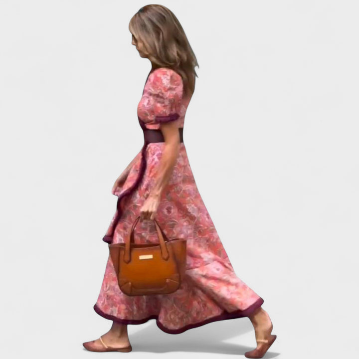 Vina - Floral Wrap Dress