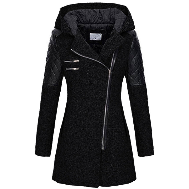 Zoë – Stylish Slant-Zip Winter Jacket