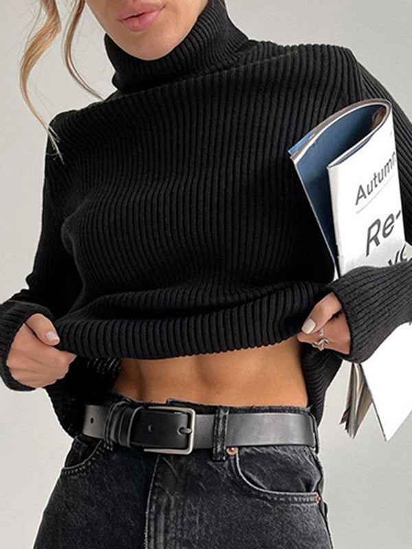 Celeste - Ribbed Turtleneck Sweater