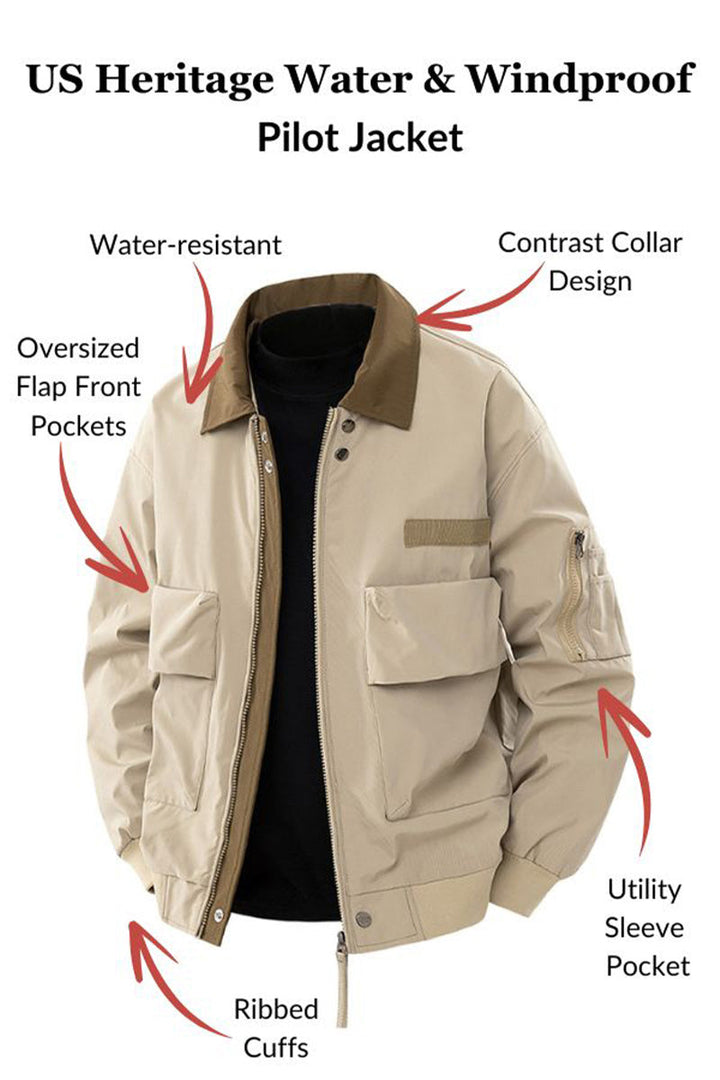 BEAU – US HERITAGE WATER & WINDPROOF PILOT JACKET