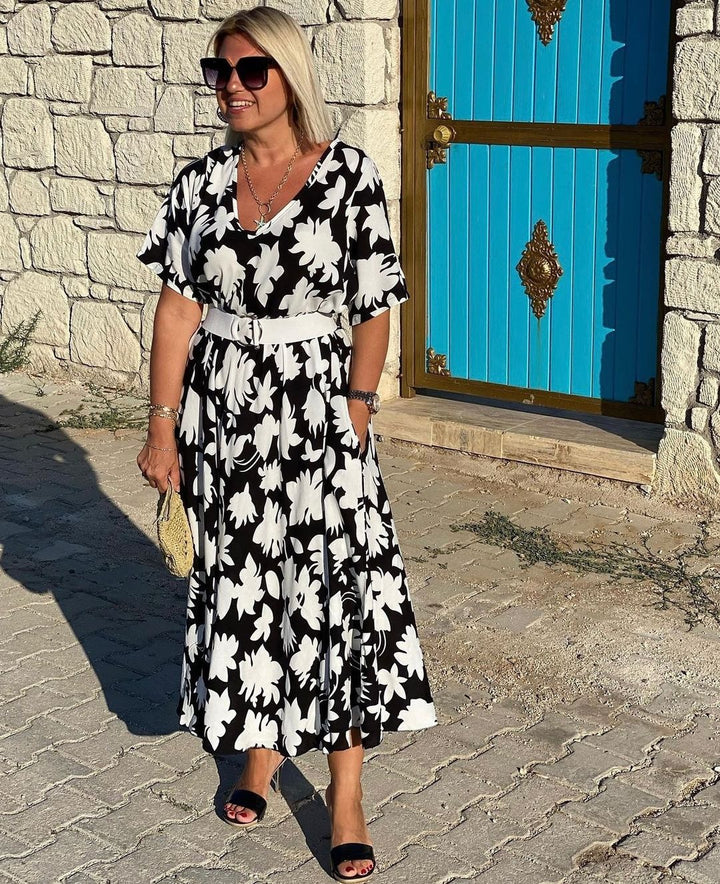 ROMARA – ELEGANT DRESS WITH TUMMY COVERAGE