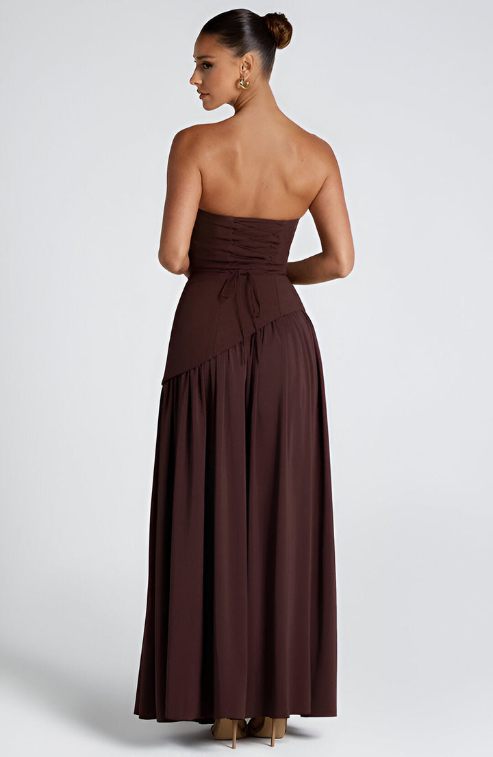 AURORA – RADIANT STRAPLESS EVENING GOWN