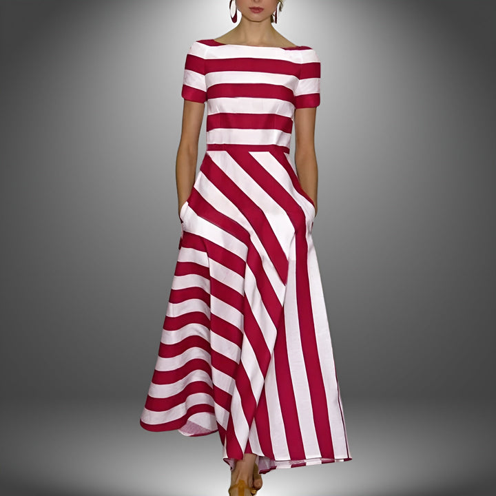 Striped Long Dress for Women