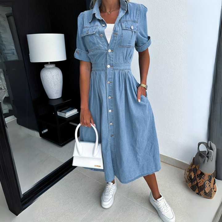 ALANI – TRENDY DENIM DRESS