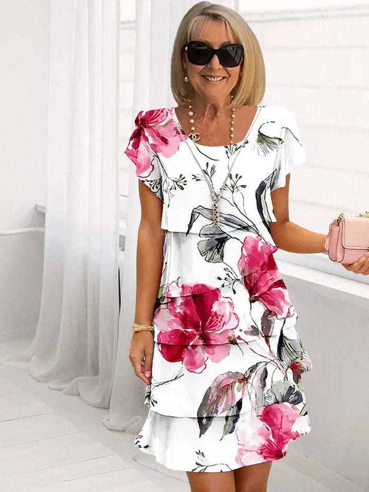 MARVELLE – BLOOM RUFFLE DRESS
