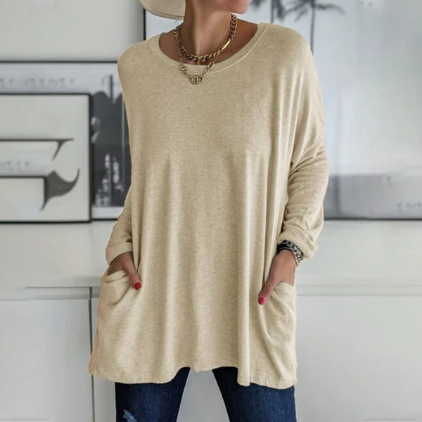Sabrina - Relaxed Pocket Knit Sweater