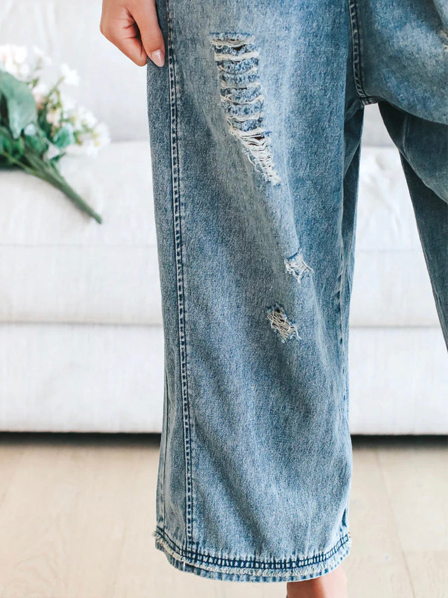 CATALINA – VINTAGE WASHED DENIM OVERALLS