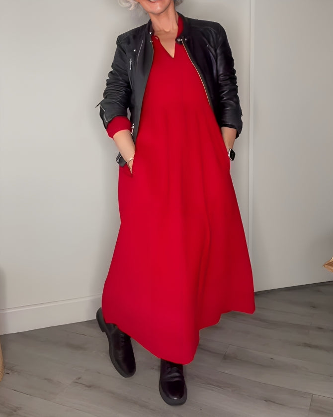 Mia - Elegant & Flattering Winter Dress