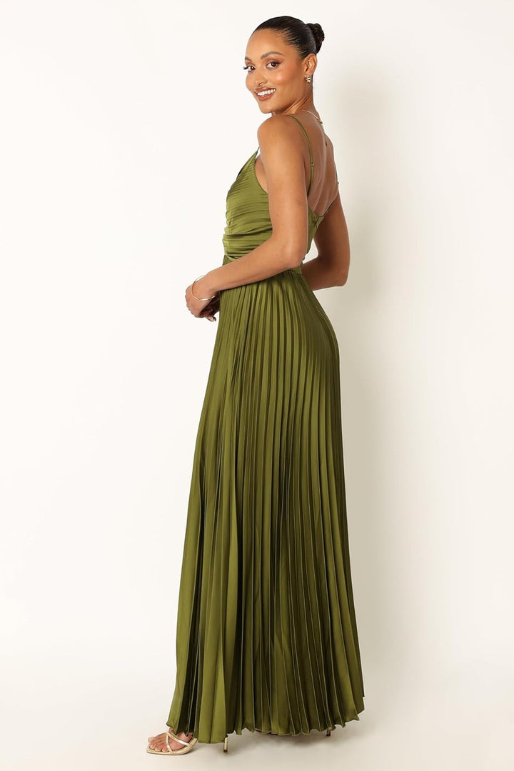 GRANT – FORMAL PLEATED MIDI DRESS