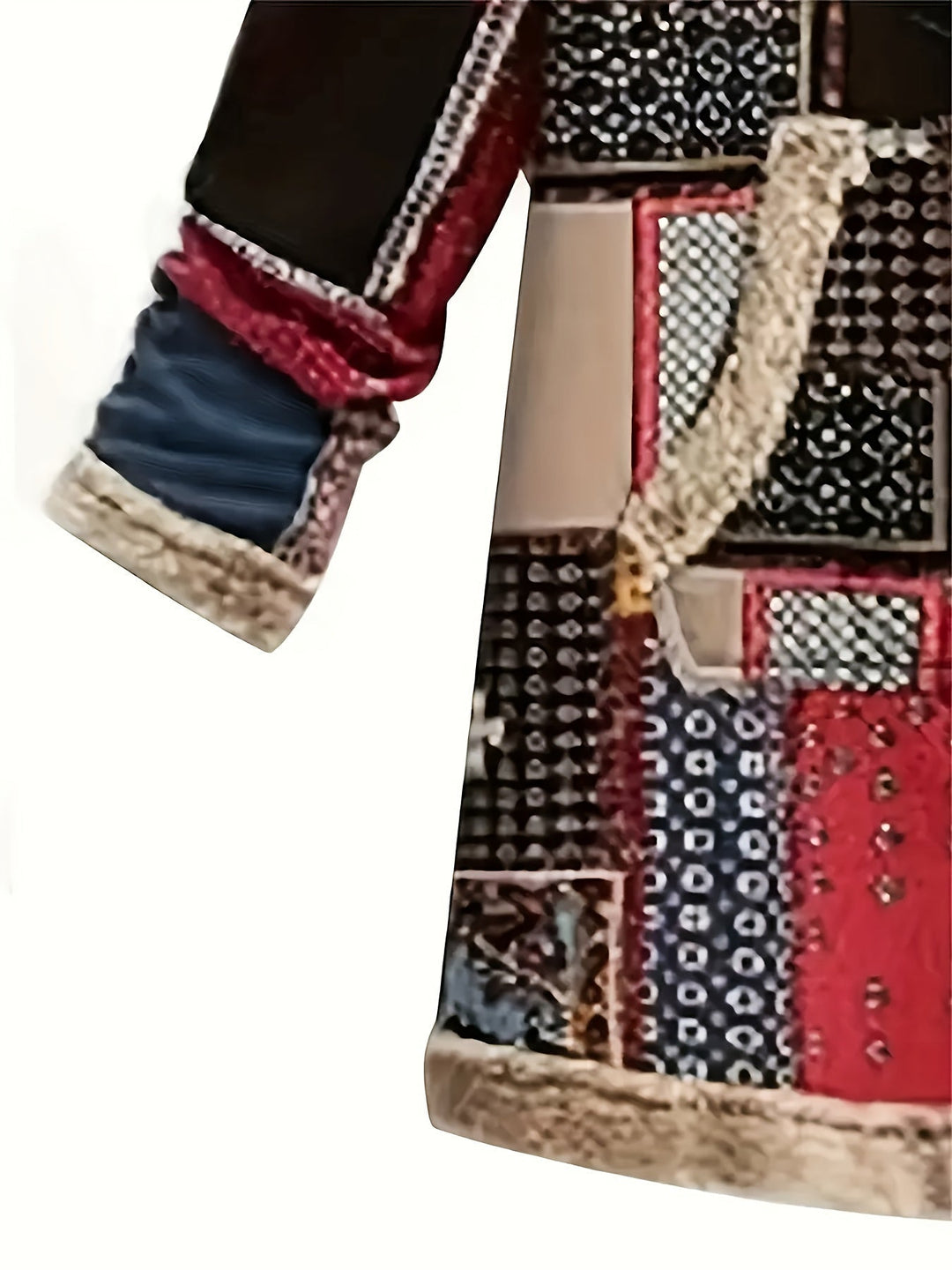 THALIRYN – PLUSH PRINTED HOODED JACKET