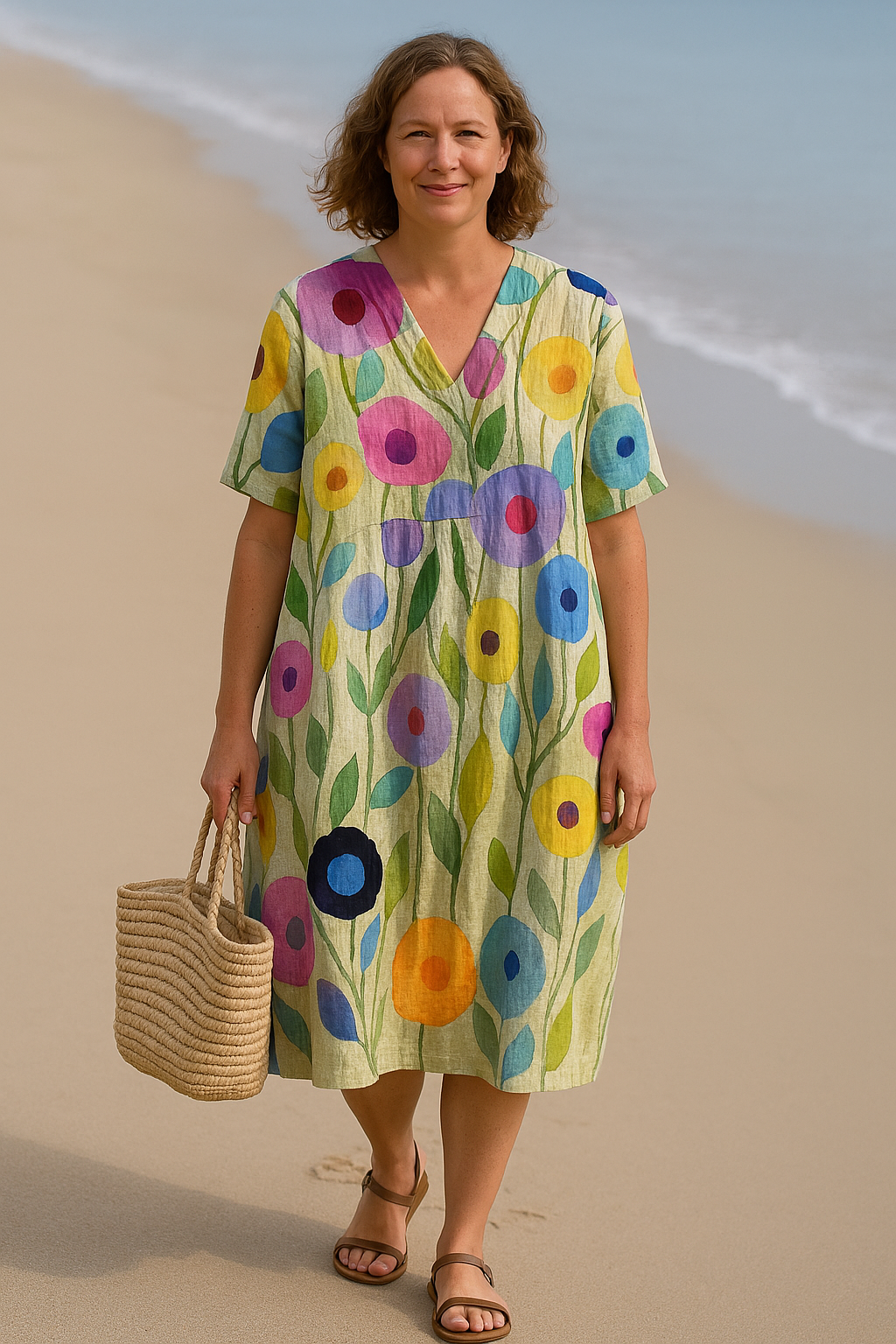 ISLA – FLORAL TUMMY-HIDING DRESS