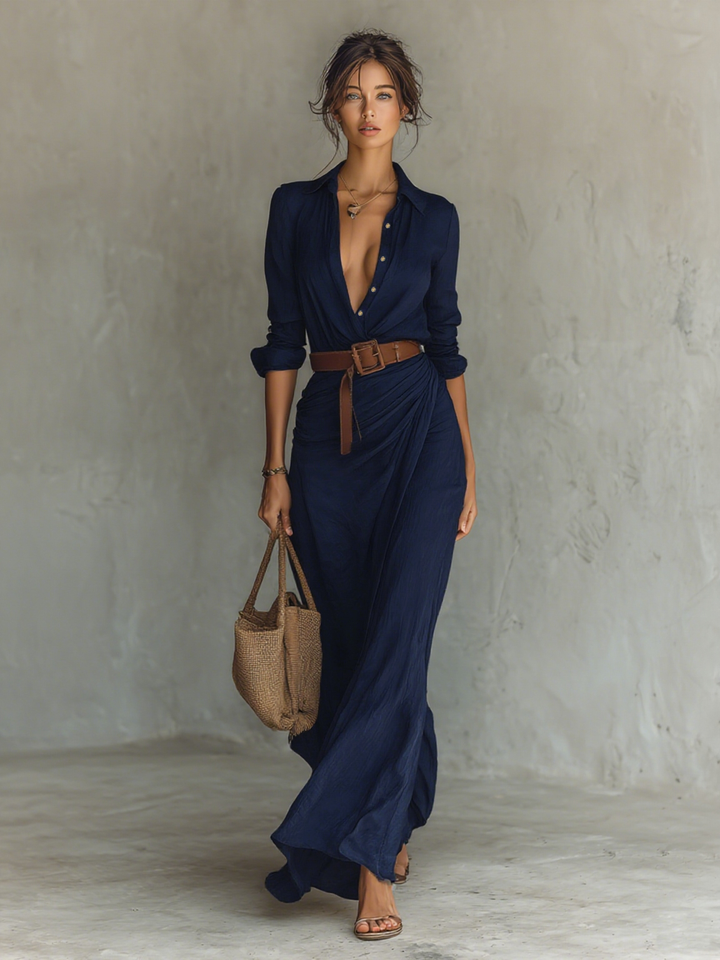 EMORIENNE – THE SILKEN CHARM MAXI DRESS