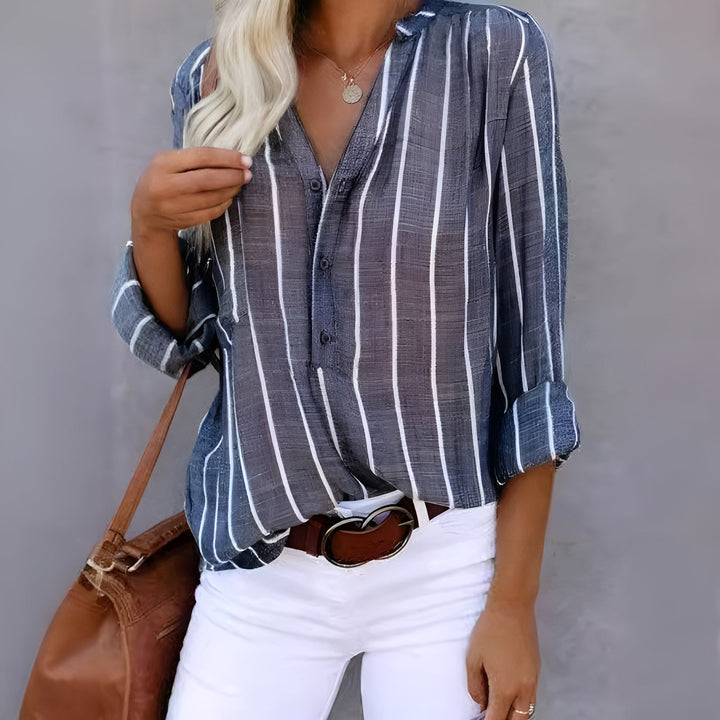 ARLITHYN – STRIPED BUTTON-UP SHIRT