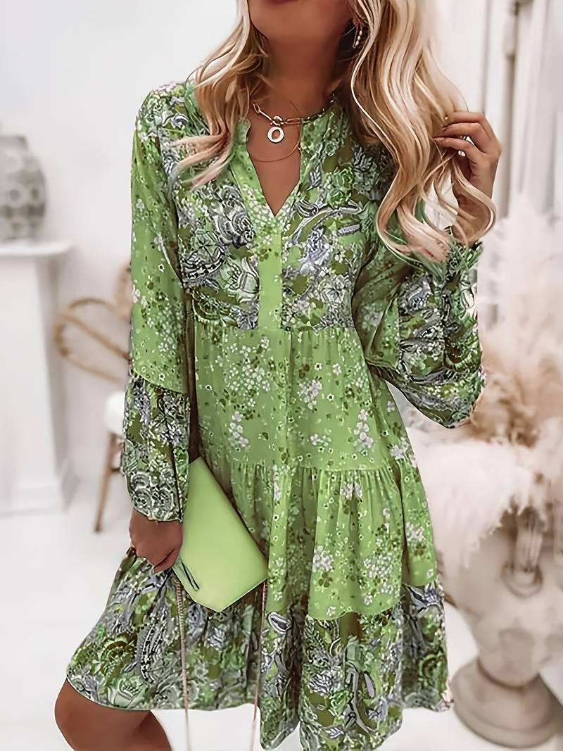 Danika - Printed Boho Dress