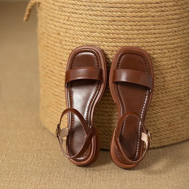 YLINA – ELEGANT LEATHER SANDALS