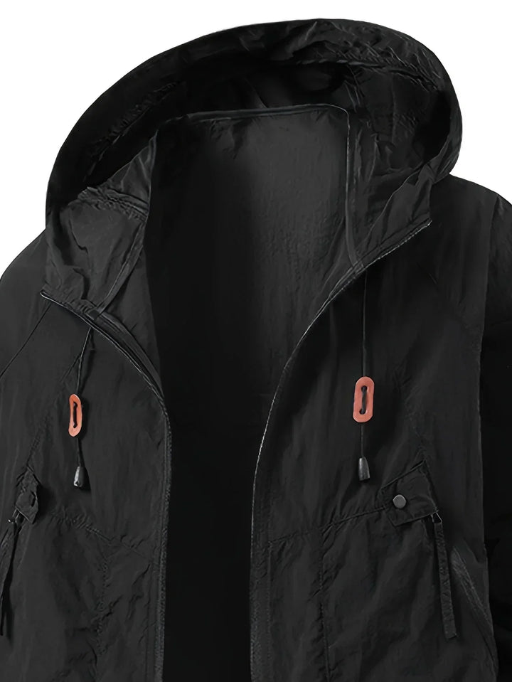 Dylan - Outdoor Waterproof Windbreaker Jacket with Adjustable Hood