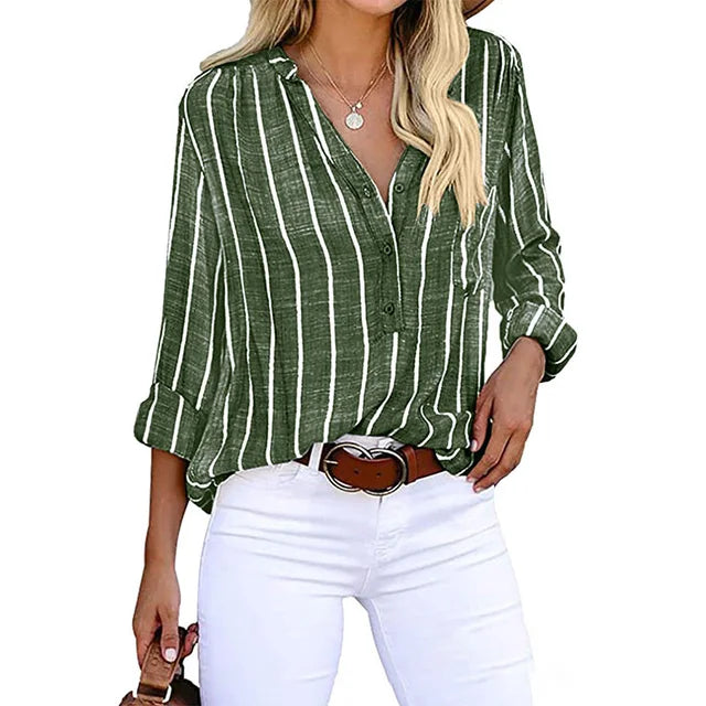ARLITHYN – STRIPED BUTTON-UP SHIRT