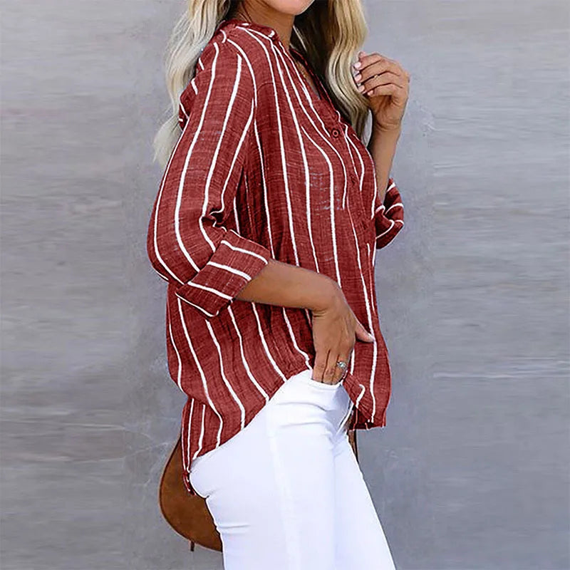 ARLITHYN – STRIPED BUTTON-UP SHIRT